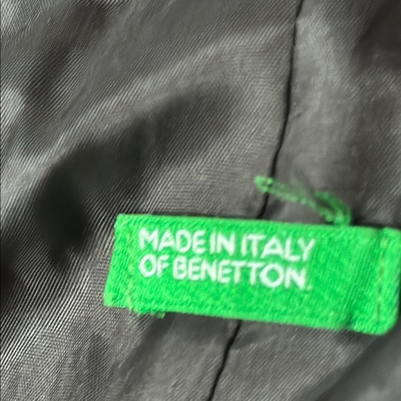 Benetton Classic Black Women's Blazer, size 42 Made in Italy - Picture 2 of 8